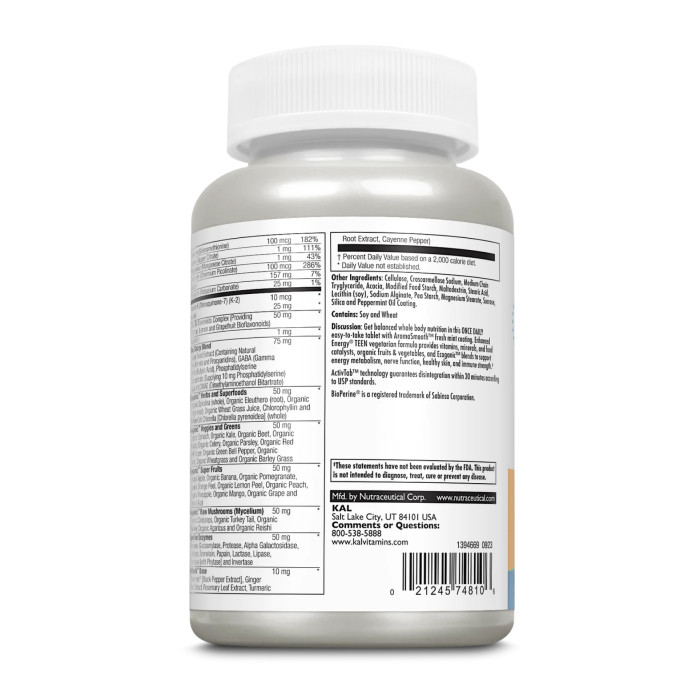 KAL Enhanced Energy for Teens - 60 tabs