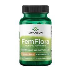 Swanson Femflora Probiotic for Women 9.8 Billion - 60 caps