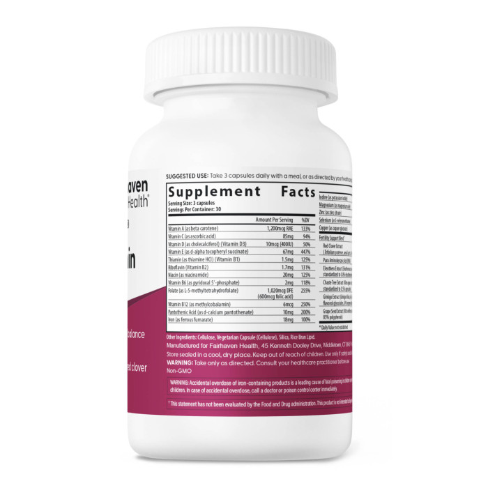 Fairhaven Health FertilAid® Multivitamin For Women - 90 caps