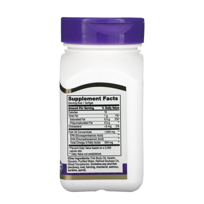 21st Century Fish Oil 1000 mg - 60 softgels