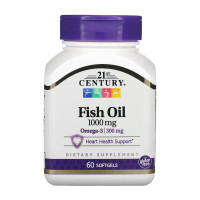 21st Century Fish Oil 1000 mg - 60 softgels