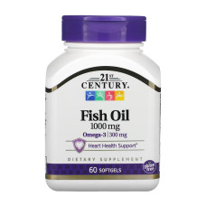 21st Century Fish Oil 1000 mg - 60 softgels
