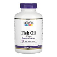 21st Century Fish Oil 1200 mg - 140 softgels