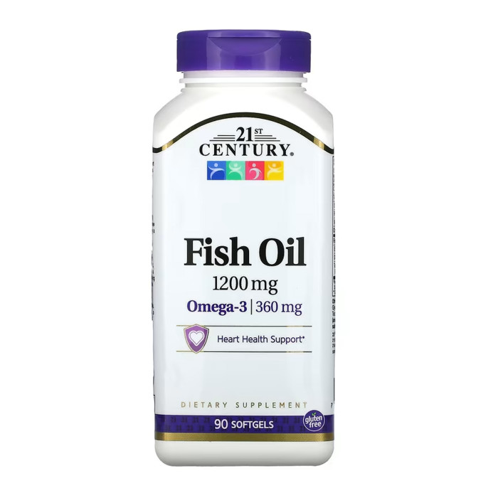 21st Century Fish Oil 1200 mg - 90 softgels
