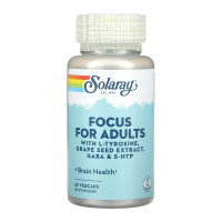 Solaray Focus for Adults - 60 vcaps