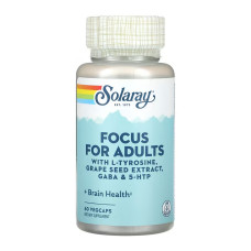 Solaray Focus for Adults - 60 vcaps