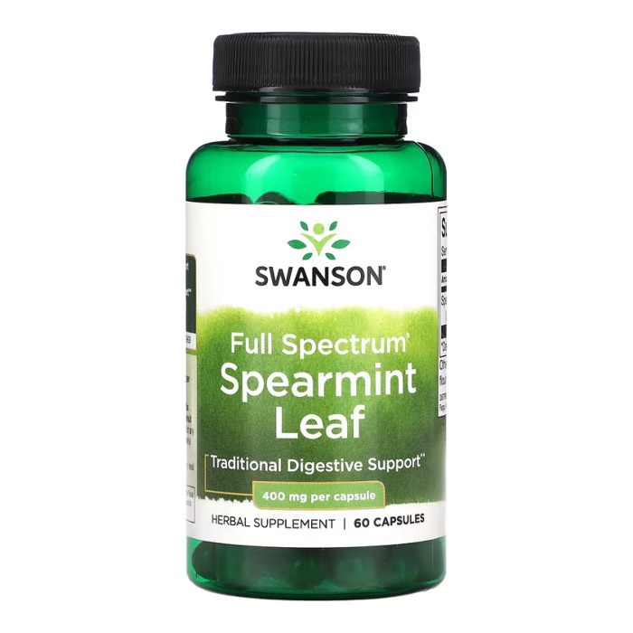Swanson Full Spectrum Spearmint Leaf 400mg - 60 caps