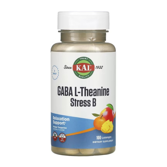KAL GABA L-Theanine Stress B - 100 lozenges