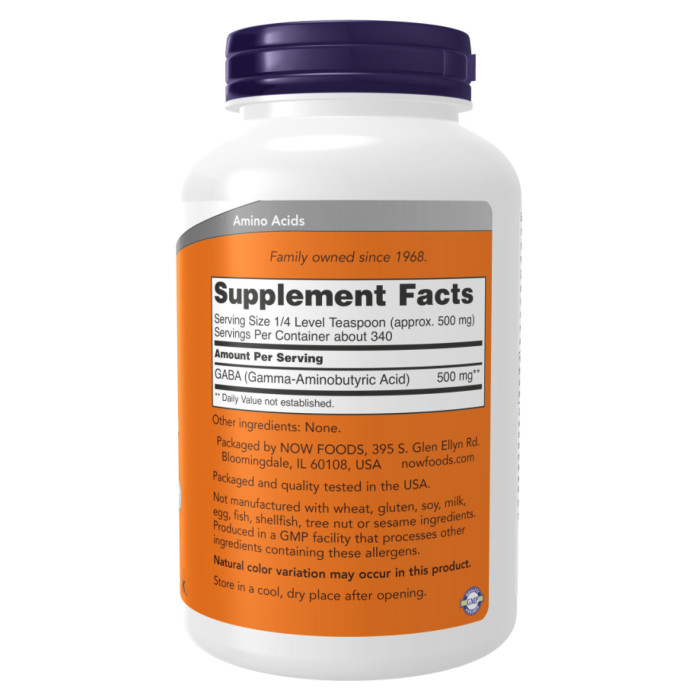 Now Foods Gaba Pure Powder - 170g