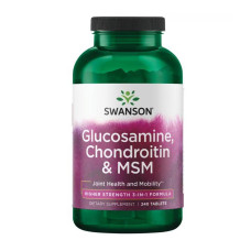 Swanson Glucosamine Chondroitin & Msm - Higher Strength 240 tabs