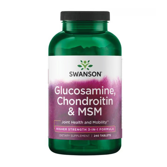 Swanson Glucosamine Chondroitin & Msm - Higher Strength 240 tabs