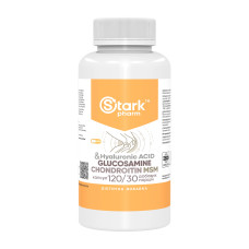 Stark Pharm Glucosamine Chondroitin MSM & Hyaluronic Acid - 120 caps