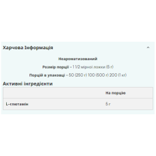 Myprotein Glutamine - 500g (Пошкоджена упаковка)