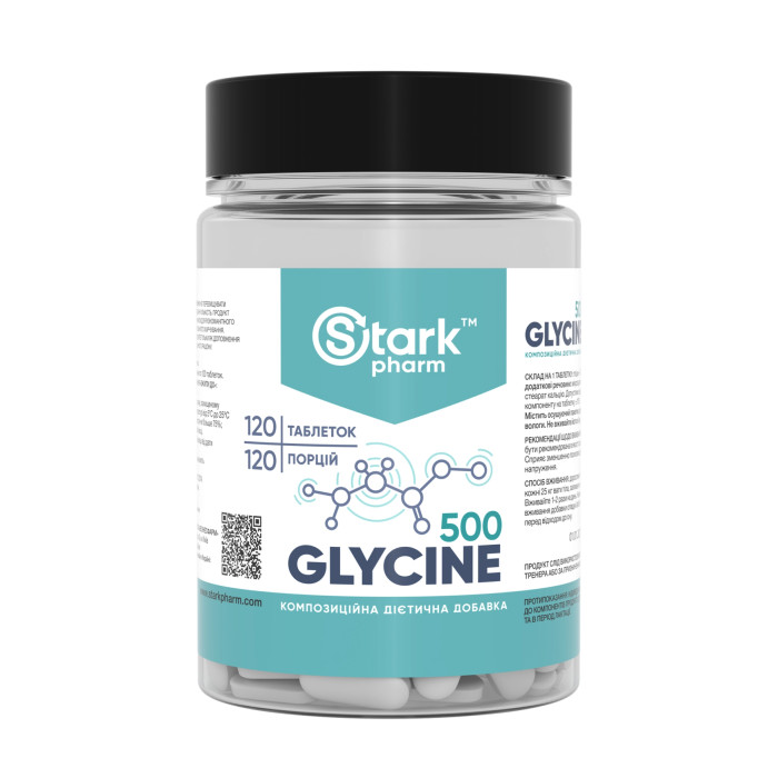 Stark Pharm Glycine Mega Tabs 500mg - 120 tabs