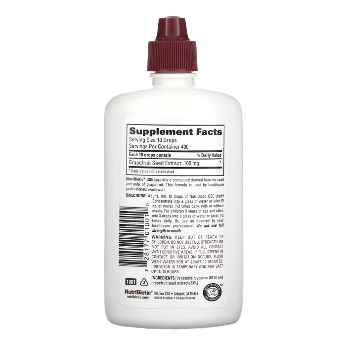 Nutribiotic GSE Liquid Concentrate - 118 ml