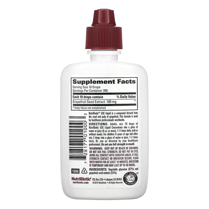 Nutribiotic GSE Liquid Concentrate - 59 ml