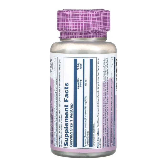 Solaray Gymnema 385mg - 60 vcaps
