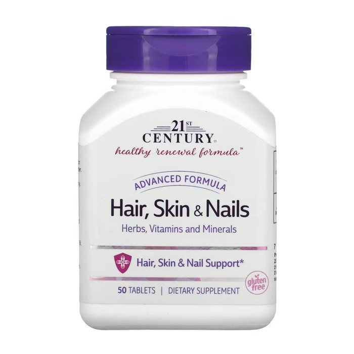 21st Century Hair, Skin & Nails - 50 tabs