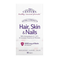 21st Century Hair, Skin & Nails Extra Strength - 90 tabs