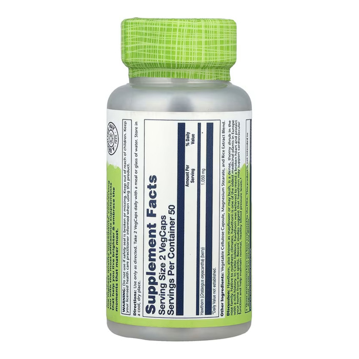 Solaray Hawthorn Berry 525mg - 100 vcaps