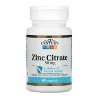 21st Century Zinc Citrate 50 mg - 60 tabs