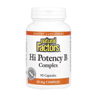Natural Factors Hi Potency B Complex 50mg - 90 caps
