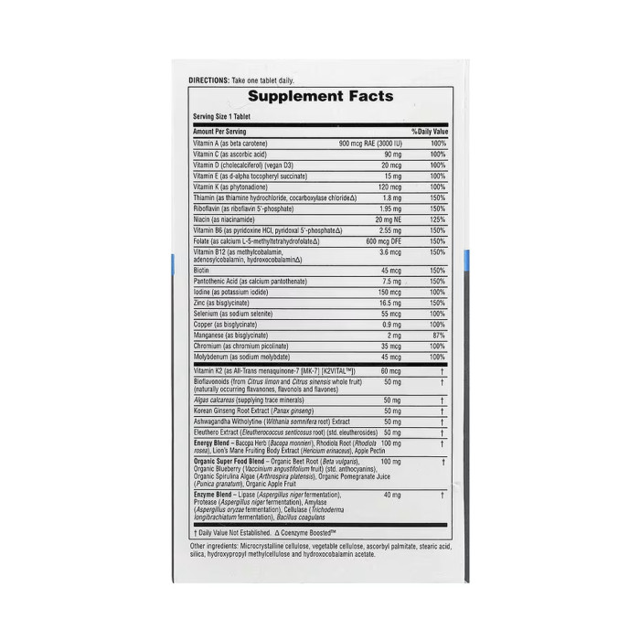 Nature's Plus His Journey Once Daily Multi - 30 tabs