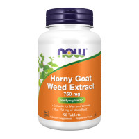 Now Foods Horny Goat Weed Extract 750 mg - 90 tabs