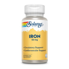 Solaray Iron 50mg - 60 vcaps