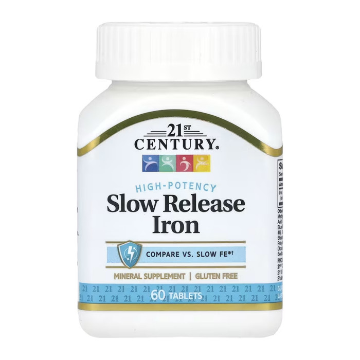 21st Century Iron Slow Release - 60 tabs
