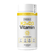 Pure Gold K2+D3 Vitamin - 60 caps