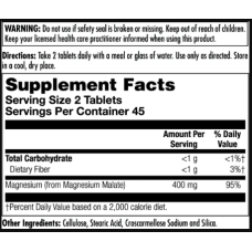 KAL Magnesium Malate 400mg - 90 tabs
