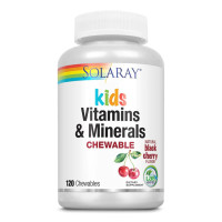 Solaray Kids Vitamins & Minerals - 120 chewables Black Cherry
