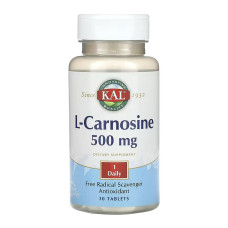 KAL L-Carnosine 500mg - 30 caps