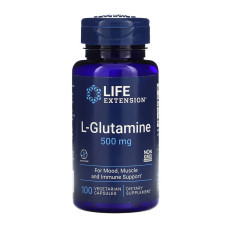 Life Extension L-Glutamine 500 mg - 100 vcaps