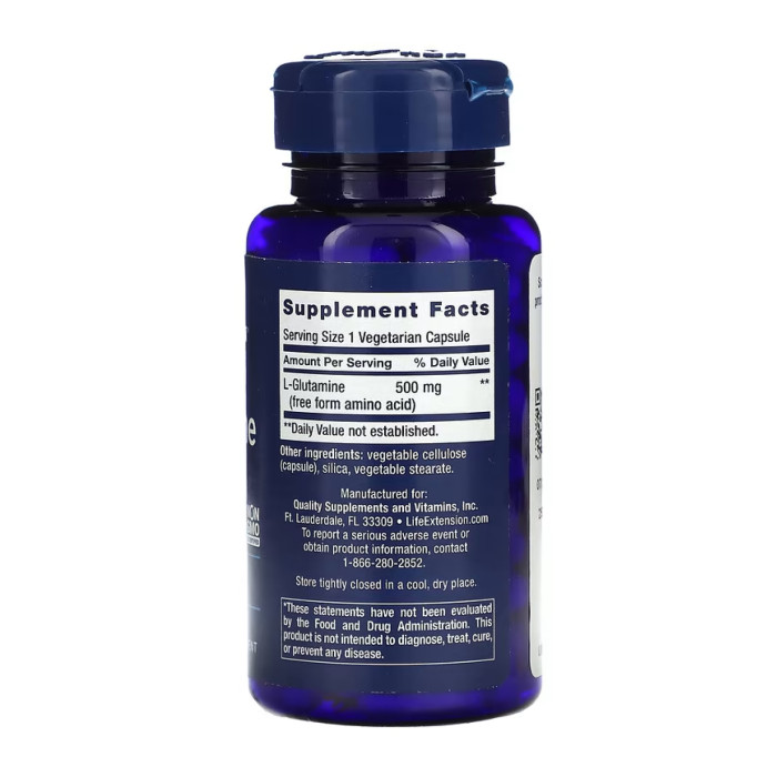 Life Extension L-Glutamine 500 mg - 100 vcaps