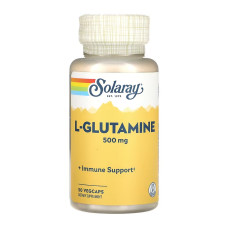 Solaray L-Glutamine 500mg - 50 vcaps