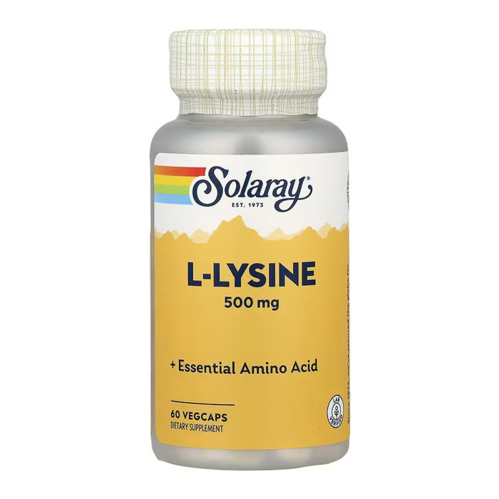 Solaray L-Lysine 500mg - 60 vcaps