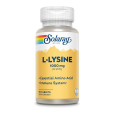 Solaray L-Lysine Free Form 1000mg - 90 tabs