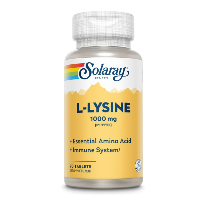 Solaray L-Lysine Free Form 1000mg - 90 tabs