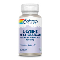 Solaray L-Lysine with Beta Glucan 1000mg - 60 vcaps
