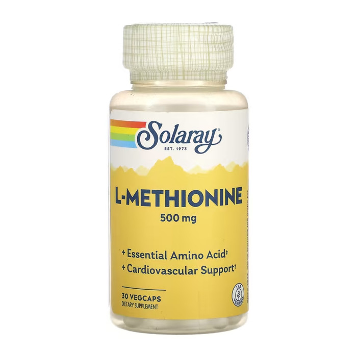 Solaray L-Methionine 500mg - 30 vcaps