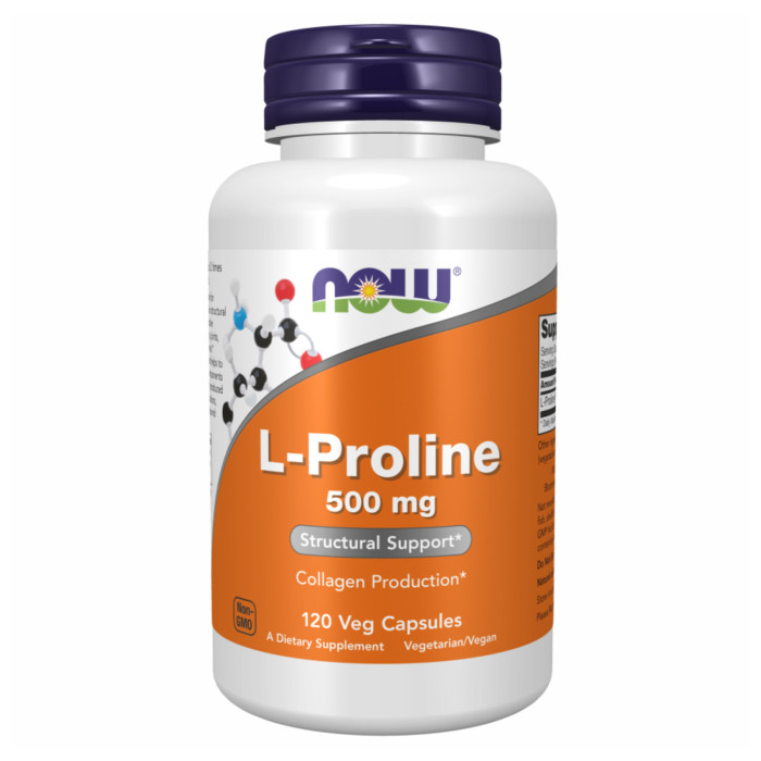 Now Foods L-Proline 500mg - 120 vcaps (До 04.27)