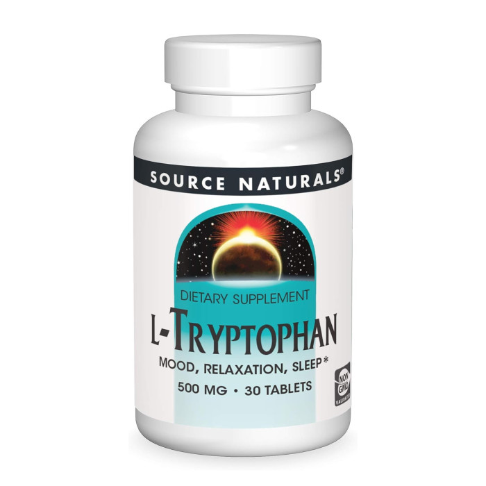 Source Naturals L-Tryptophan 500 mg - 30 tabs