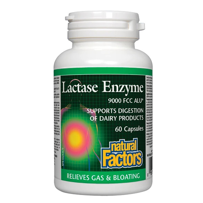 Natural Factors Lactase Enzyme - 60 caps