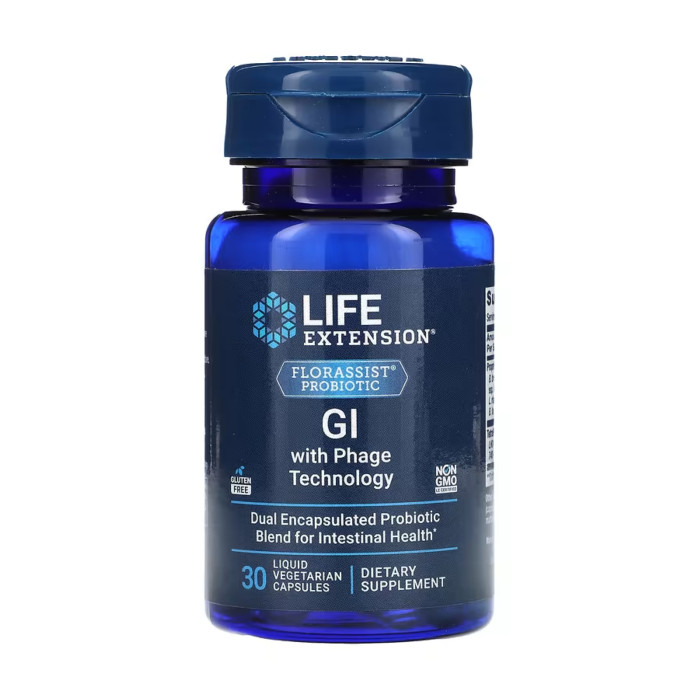Life Extension LE FLORASSIST® GI with Phage Technology - 30 vcaps