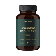 Mind Shi Lion's Mane Mushroom 1000 mg - 60 vegcaps (До 10.26+Пошкоджена кришка)