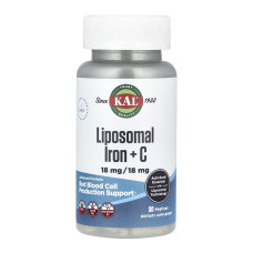 KAL Liposomal Iron 18mg - 30 vcaps