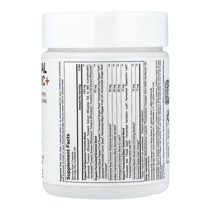 Codeage Liposomal Turmeric+ - 90 vcaps