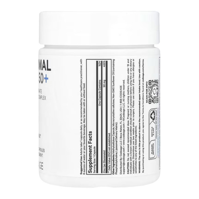 Codeage Liposomal Zinc - 100 vcaps
